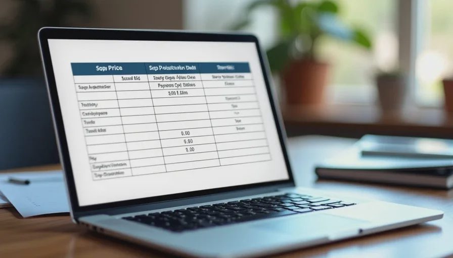 Spreadsheet matrix comparing three renovation contractor bids across key risk factors