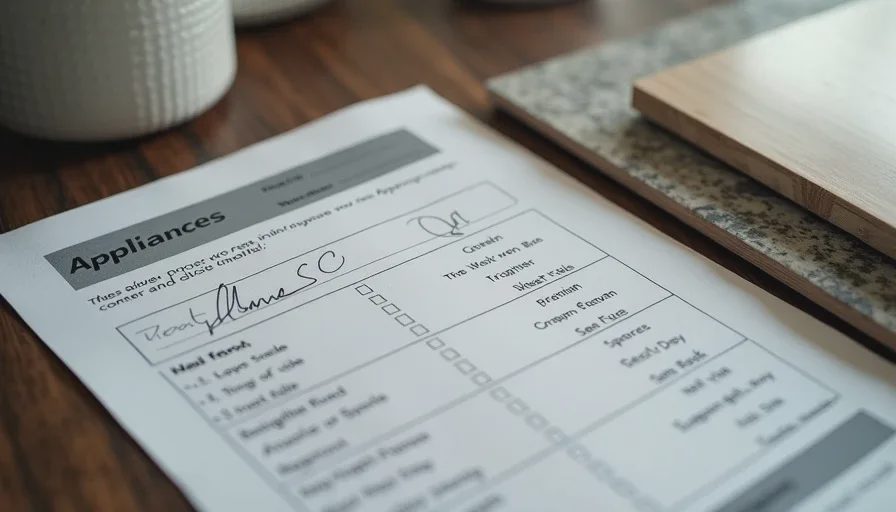 Material selection board and signed sheet locking allowance items to specific products