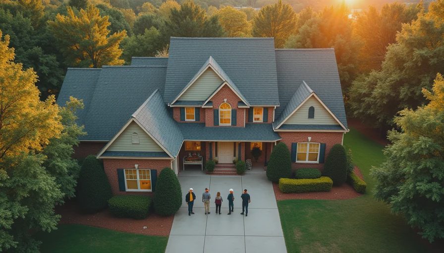 Visual context for roofing company charlotte half price roof