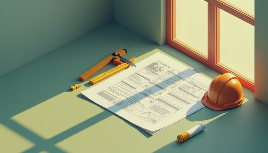 Visual context for scope of work for construction