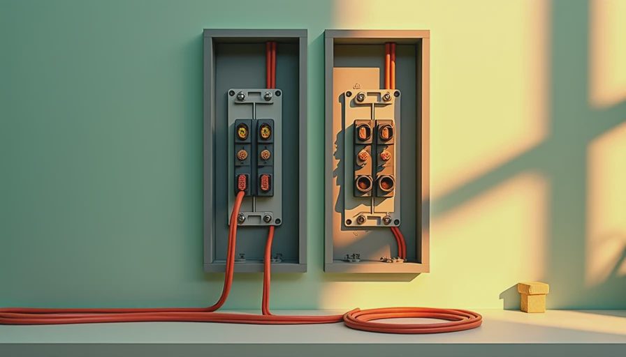 Visual context for what is an electrical rough in
