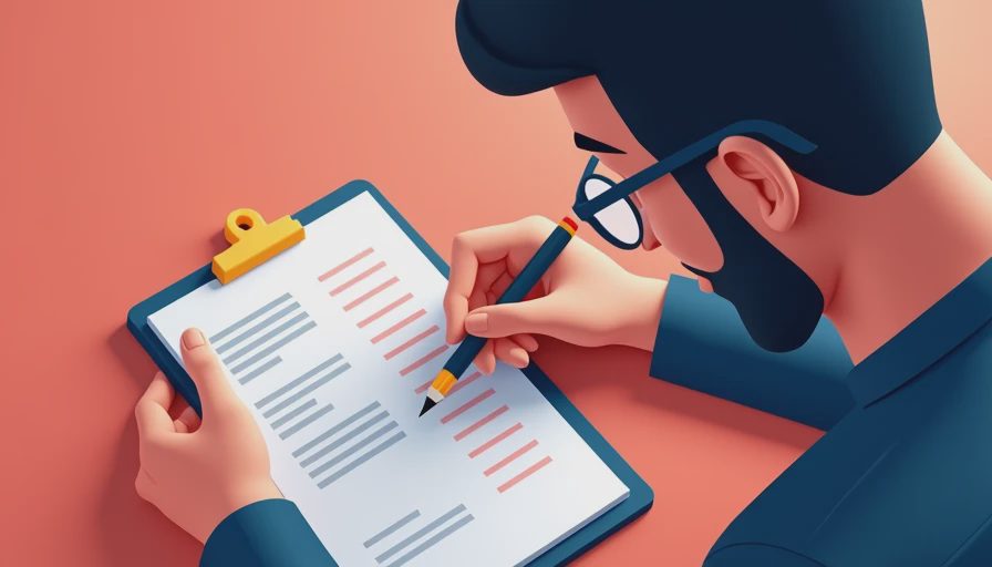 Illustration for punch list